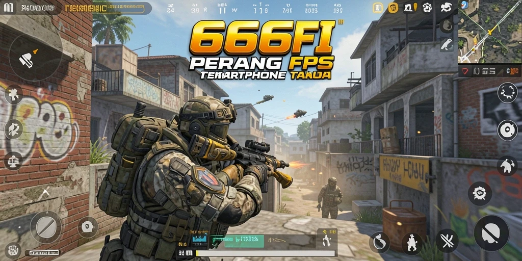 Gameplay mendebarkan di dalam 666I, menunjukkan taktik dan aksi FPS.