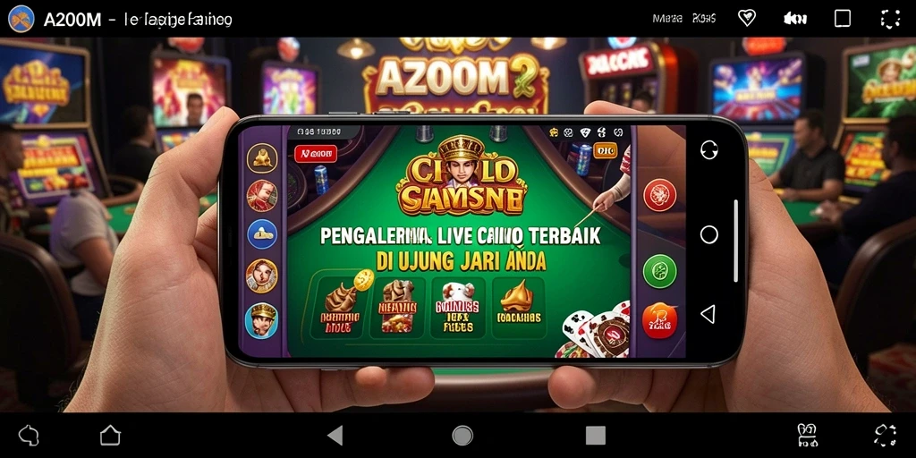 Screenshot gameplay A200M menampilkan suasana kasino yang interaktif dan mendebarkan.