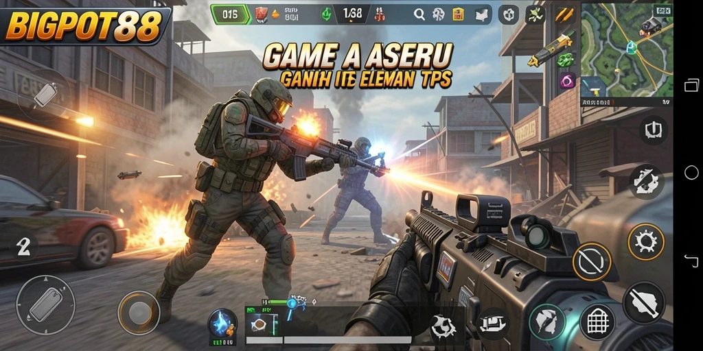 Tampilan gameplay seru BIGPOT88 dengan aksi mendebarkan.