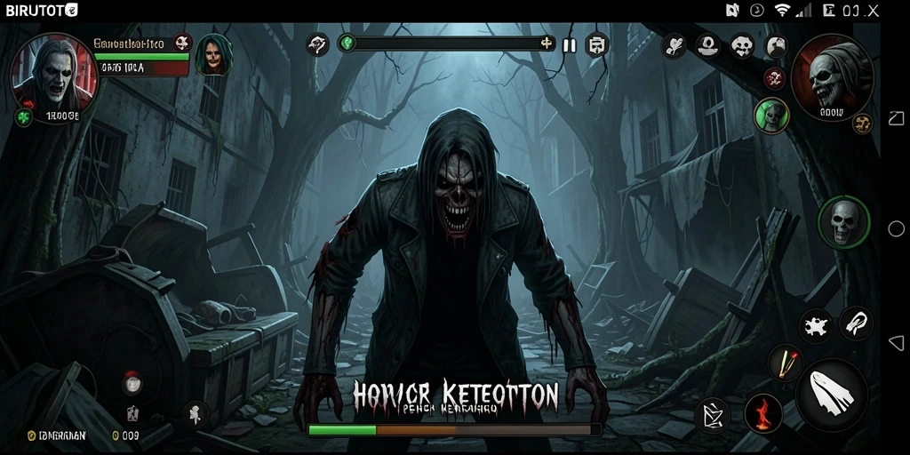 Screenshot gameplay mengerikan dari BIRUTOTO menunjukkan aksi mengejutkan.