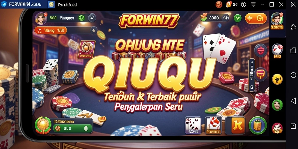 Gameplay seru QiuQiu di FORWIN77 dengan tampilan menarik.