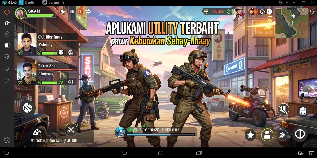 Antarmuka GIGA33 yang bersih dan fungsional untuk memudahkan pengguna.