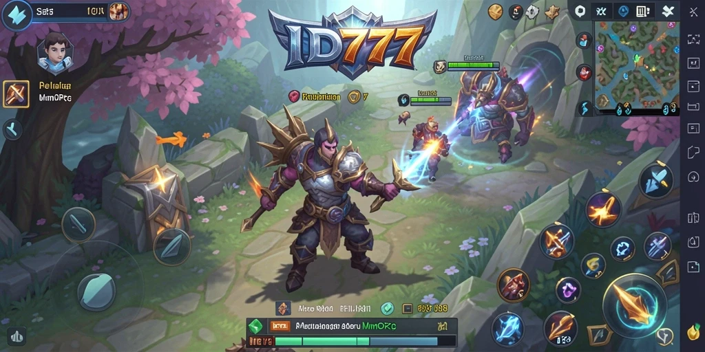 Screenshot menunjukkan aksi seru dalam gameplay MMORPG.