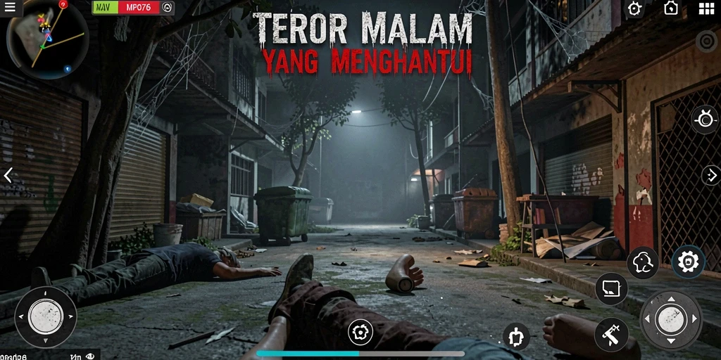 Screenshot MPO76 menampilkan gameplay yang menegangkan dan mencekam.