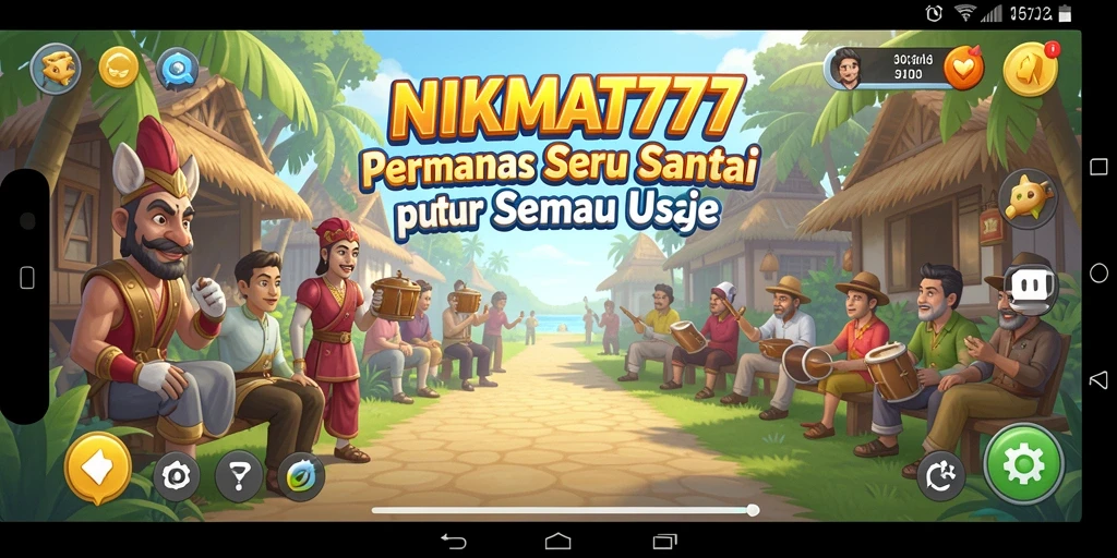 Tampilan gameplay yang seru dan santai dari NIKMAT777.