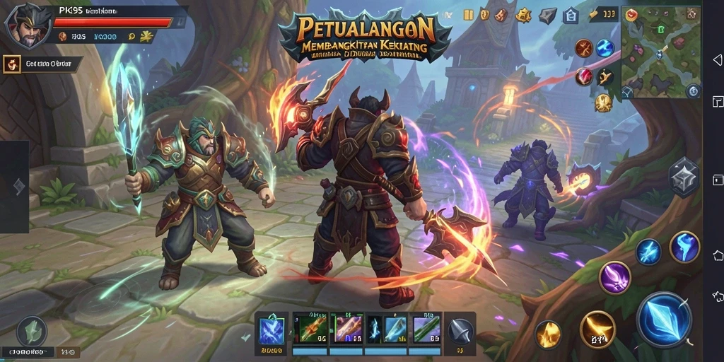 Screenshot PK95 menampilkan aksi seru dalam dunia ARPG yang menantang.
