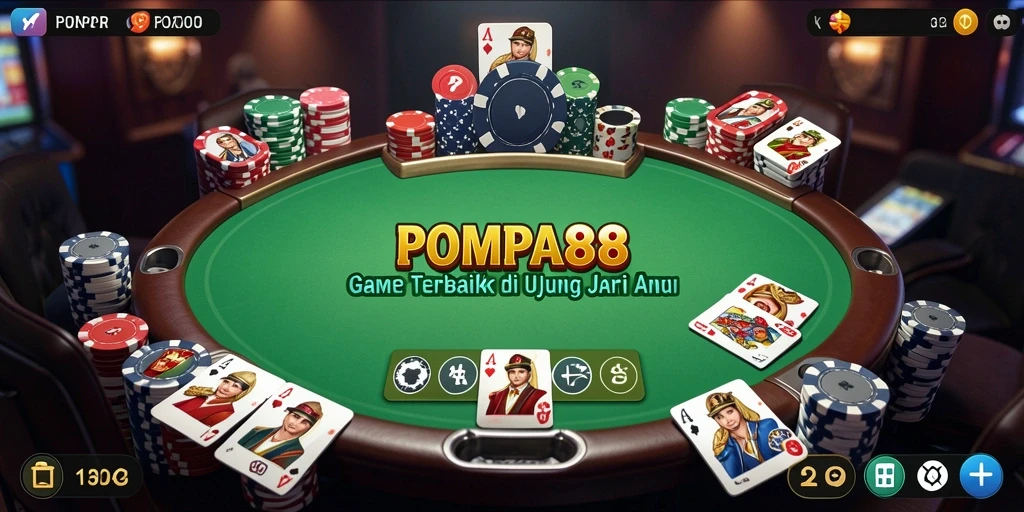 Tampilan screenshot gameplay POMPA88 yang mendebarkan.