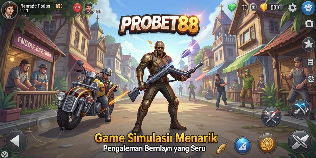 Tampilan gameplay menarik dari PROBET88 dalam simulasi nyata.
