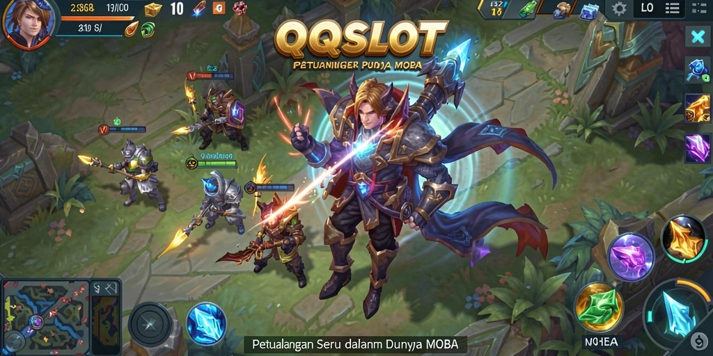 Gameplay menarik dari QQSLOT yang penuh aksi MOBA.