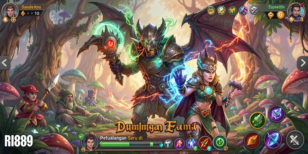 Tangkapan layar menampilkan gameplay mendebarkan petualangan RI889.