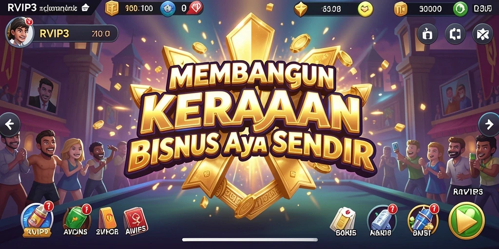 Tampilan interaktif dalam gameplay RVIP3 yang memukau.