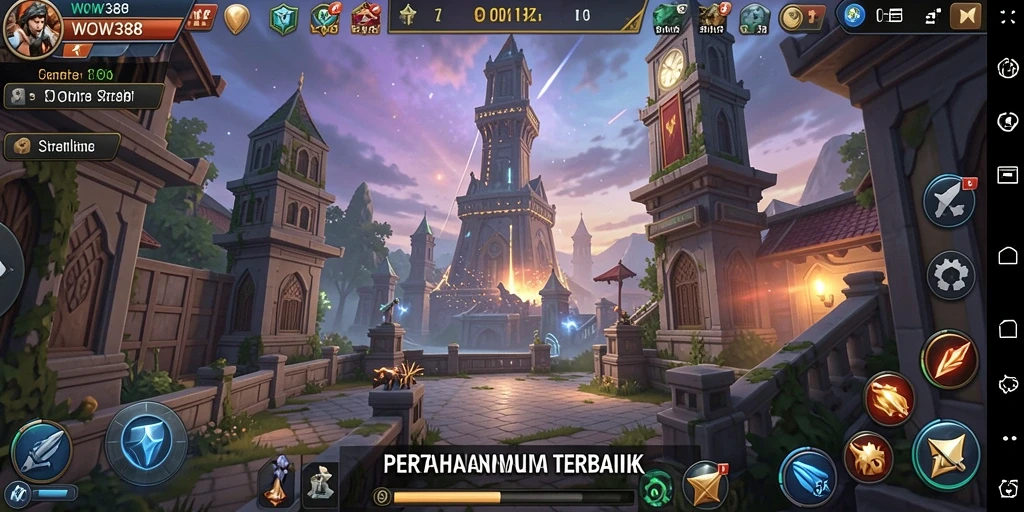 Gameplay seru Tower Defense dengan berbagai menara dan musuh yang menantang.
